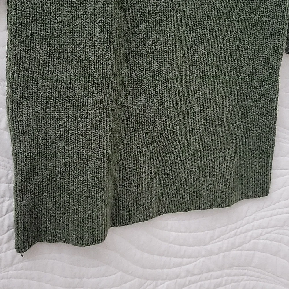 Women's Ribbed Knit Turtleneck Bodycon Stretch Long Sleeve Tube Sweater Dress - Picture 8 of 11